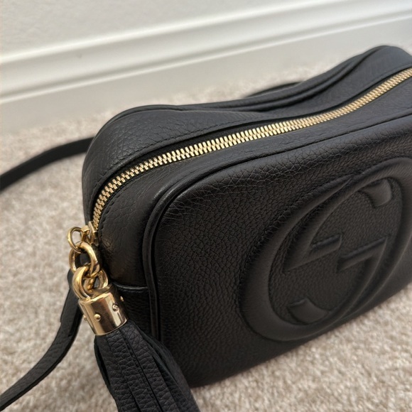 Gucci Black Leather Soho Disco Shoulder Bag - Picture 2 of 10
